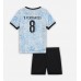 Maillot de foot le Portugal Bruno Fernandes #8 Extérieur vêtements enfant Europe 2024 Manches Courtes (+ pantalon court)